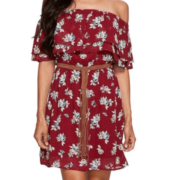 🌼SANCTUARY Skylar Off  Shoulder Dress NWT, L - Picture 7 of 8